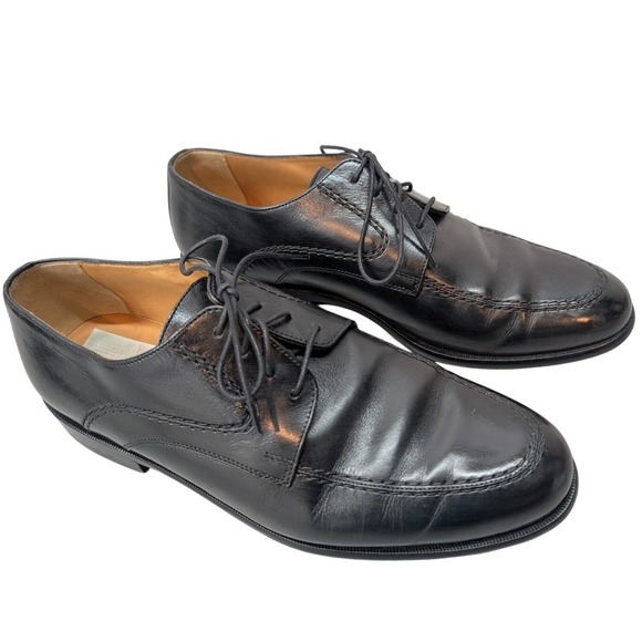 Johnston & Murphy Other - Johnston & Murphy Oxford Dress Shoes Men's Size 9.5M Leather Lace Up Black India